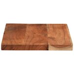 vidaXL Dessus de table 50x40x3 8 cm rectangulaire bois massif d'acacia