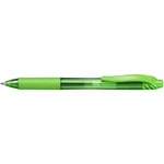 Stylo roller à encre gel EnerGel-X BL107  vert clair x 12 PENTEL