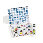 Coffret illustré pour présenter 96 capsules de bière  sodas.