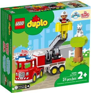 LEGO DUPLO - Camion de Pompiers Multifonction - 10969 pour Enfants