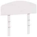 vidaXL Tête de lit blanc 90 cm bois massif de pin
