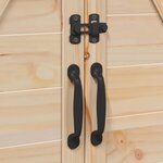 vidaXL Abri de jardin Naturel 106 x 56 x 113 5 cm Bois d'ingénierie