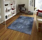 Tapis de salon FISUN 160 x 230 cm - Bleu