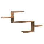 vidaXL Étagère murale chêne artisanal 104x15x49 cm bois d'ingénierie