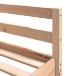 vidaXL Lit superposé et bureau et échelle 160x200cm bois de pin massif