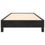 vidaXL Cadre de lit sans matelas noir 90x190 cm velours