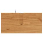 vidaXL Ensemble de mobilier de salle de bain 4 Pièces marron miel