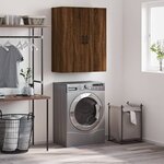 vidaXL Armoire murale chêne marron 69 5x34x90 cm