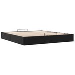 vidaXL Cadre de lit ottoman sans matelas noir 160x200 cm similicuir