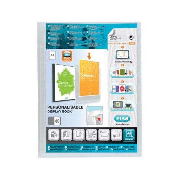 Protège-documents 'POLYVISION' A4 40 Pochettes Incolore OXFORD