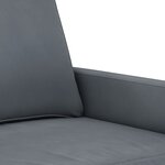 vidaXL Ensemble de canapés 4 Pièces gris foncé velours