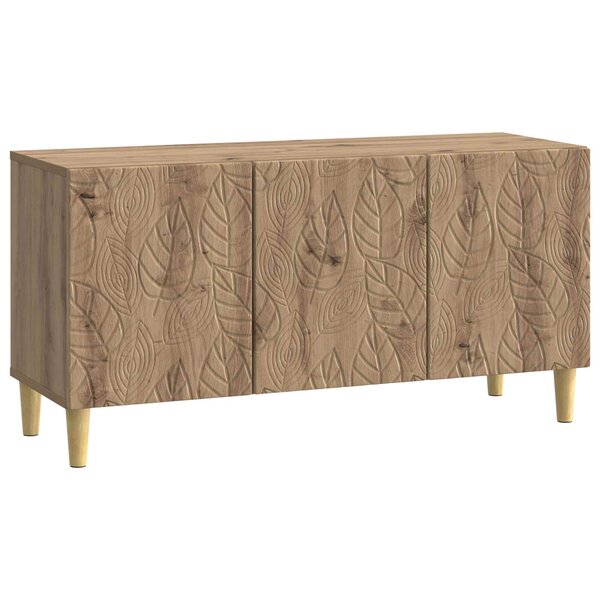 vidaXL Meuble TV 99 x 34 5 x 50 cm Chêne artisanal Bois d'ingénierie