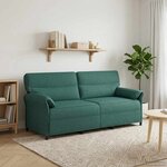 vidaXL Canapé 100  polyester  cadre en métal  MDF  Contreplaqué