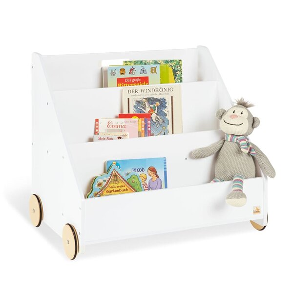 Pinolino bibliothèque pour enfants lasse blanc avec roues