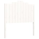 vidaXL Cadre de lit sans matelas blanc 100x200 cm bois massif