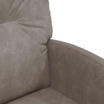 vidaXL Chaises de salle à manger 2 Pièces Gris 57 x 67 x 95 cm Faux cuir