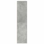 vidaXL Bibliothèque gris béton 89x24x101 5 cm bois d'ingénierie