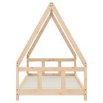 vidaXL Cadre de lit pour enfant 90x190 cm Bois de pin massif