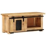 vidaXL Meuble TV 90x35x40 cm Bois massif de manguier