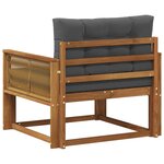 vidaXL Sofa de milieu extérieur Naturel