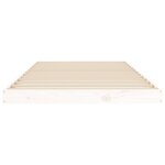 vidaXL Cadre de lit blanc 100x200 cm bois de pin massif