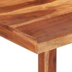 vidaXL Table à dîner 110x50x76 cm Bois d'acacia solide