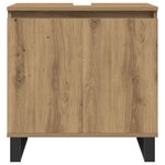 vidaXL Armoire de salle de bain chêne artisanal 58x33x60 cm