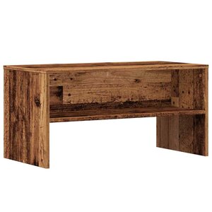 vidaXL Meuble TV vieux bois 80x40x40 cm bois d'ingénierie