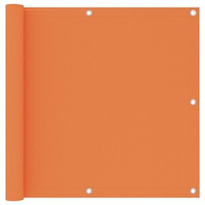vidaXL Écran de balcon Orange 90x600 cm Tissu Oxford