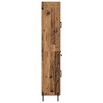 vidaXL Haut Armoire Bois Ancien 69 5 x 34 x 180 cm Bois d'ingénierie