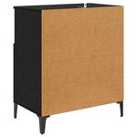 vidaXL Buffets 2 Pièces Chêne noir 60 x 35 x 70 cm Bois d'ingénierie