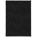 vidaXL Tapis shaggy PAMPLONA poils longs moderne noir 120x170 cm