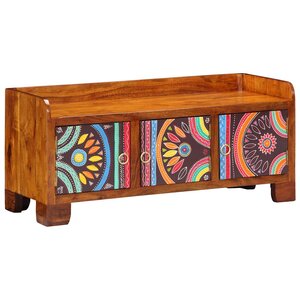 vidaXL Cabinet à chaussures avec stockage Multicolore 90 x 35 x 40 cm