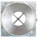 vidaXL Piquets au sol 6 Pièces Argenté 8x61 cm Acier galvanisé
