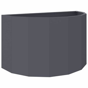 vidaXL Jardinière Anthracite 90 x 45 x 50 cm Acier