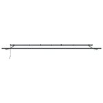 vidaXL Auvent Anthracite 6 x 3 m Métal