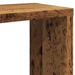 vidaXL Étagères cube murales 6 Pièces vieux bois 30x15x30 cm