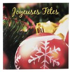 Lot de 6 cartes de voeux avec enveloppe  coffret croix-rouge joyeuses fêtes - draeger paris