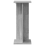 vidaXL Support de Plante 2 pièces Sonoma gris 25 x 25 5 x 60 5 cm