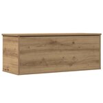 vidaXL Boîte de Rangement Chêne artisanal 90 x 35 x 35 cm