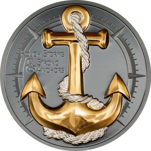 Pièce de monnaie en Argent 10 Dollars g 62.2 (2 oz) Millésime 2025 ANCHOR ROUGH STORMS (PRÉCOMMANDE)