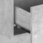 vidaXL Tête de lit avec armoires Gris béton Bois d'ingénierie