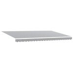 vidaXL Auvent rétractable anthracite et blanc 5x3 m tissu et aluminium