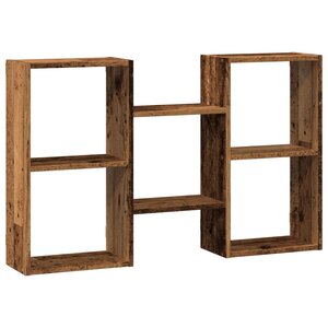 vidaXL Étagère murale vieux bois 96x18x60 cm bois d'ingénierie