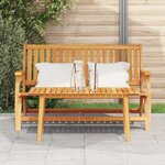 vidaXL Table Basse 90x45x40 cm en Bois Massif d'Acacia