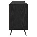 vidaXL Meuble TV Chêne noir 150 x 30 x 50 cm Bois d'ingénierie