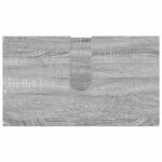 vidaXL Ensemble de mobilier de salle de bain 3 Pièces Sonoma gris