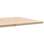 vidaXL Dessus de table 80x50x1 7 cm rectangulaire bois de pin massif