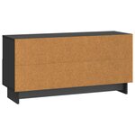 vidaXL Meuble TV avec tiroir Noir 102 x 34 5 x 50 cm Bois d'ingénierie