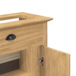 vidaXL Cabinet de salle de bain BODO Marron miel 70 x 35 x 80 cm
